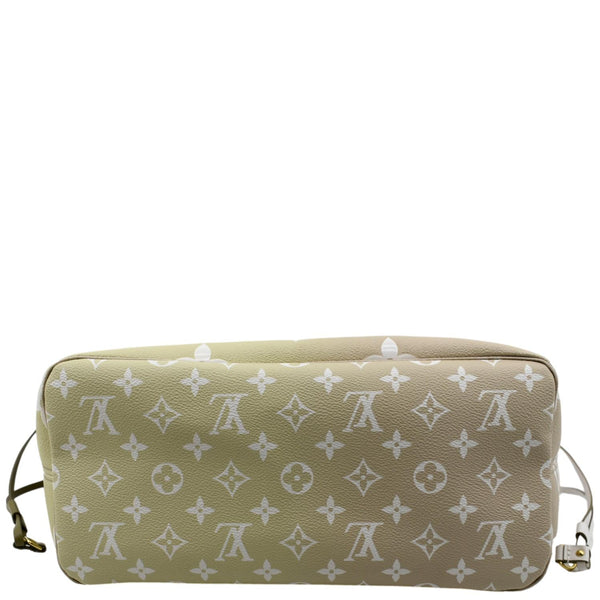 Louis Vuitton Neverfull MM Monogram Coated Tote Bag - Bottom