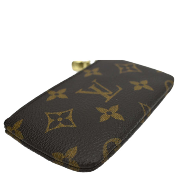 LOUIS VUITTON Key Coin Pouch Monogram Canvas Brown