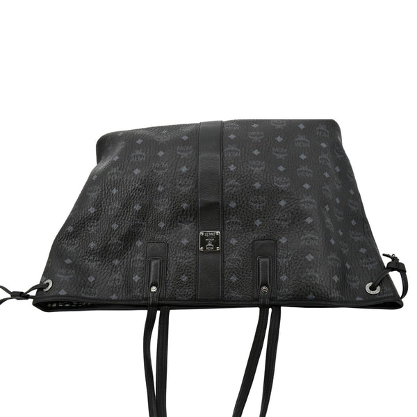 MCM Large Liz Visetos Reversible Shopper Tote Bag Black