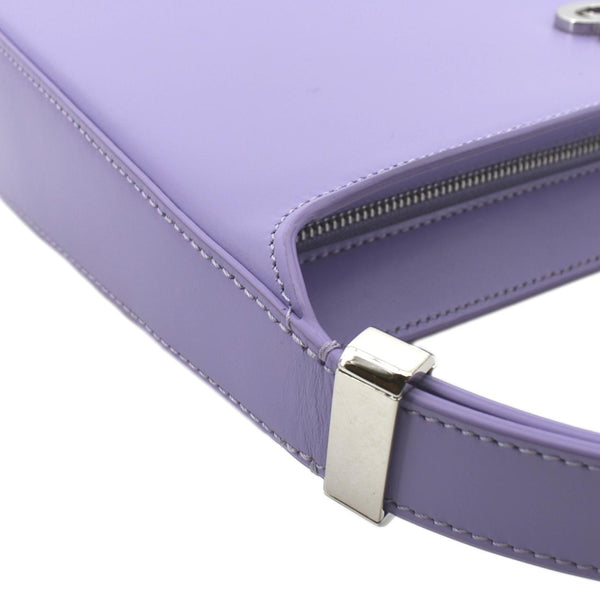 Burberry Medium TB Leather Shoulder Bag Soft Violet - Top Right