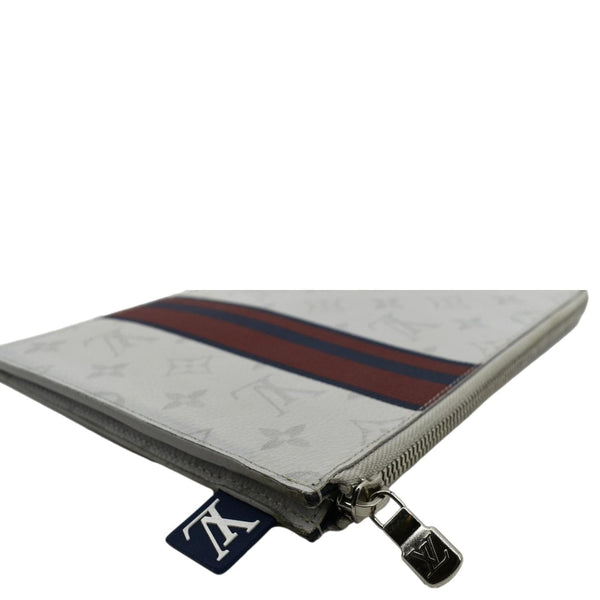 Louis Vuitton Pochette Jour Leather Pouch Clutch Bag - Top Right