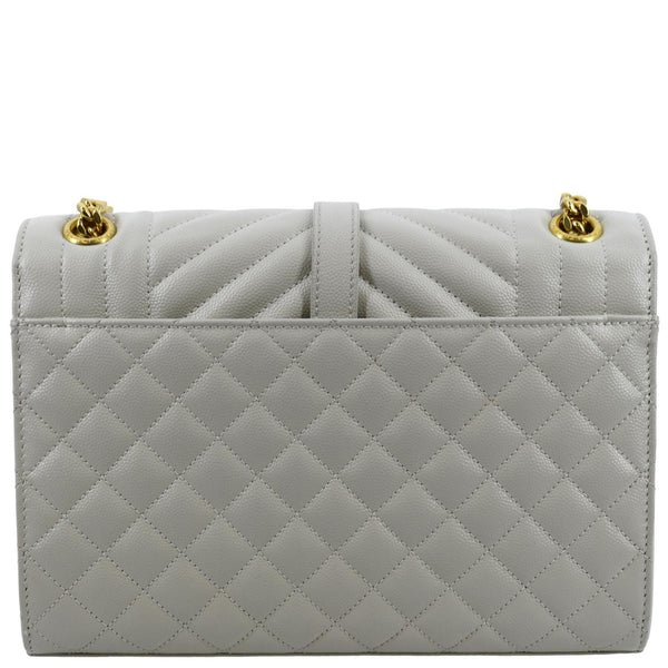 Yves Saint Laurent Envelope Leather Crossbody Bag - Back