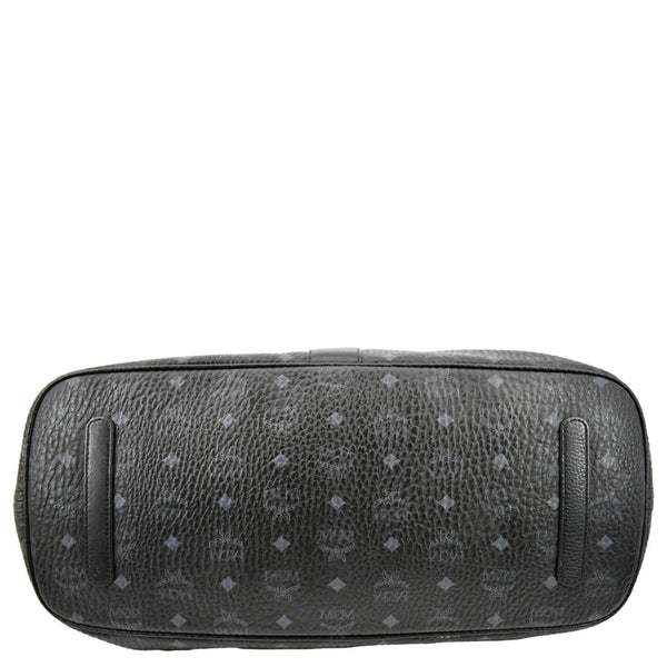 MCM Large Liz Visetos Reversible Shopper Tote Bag Black