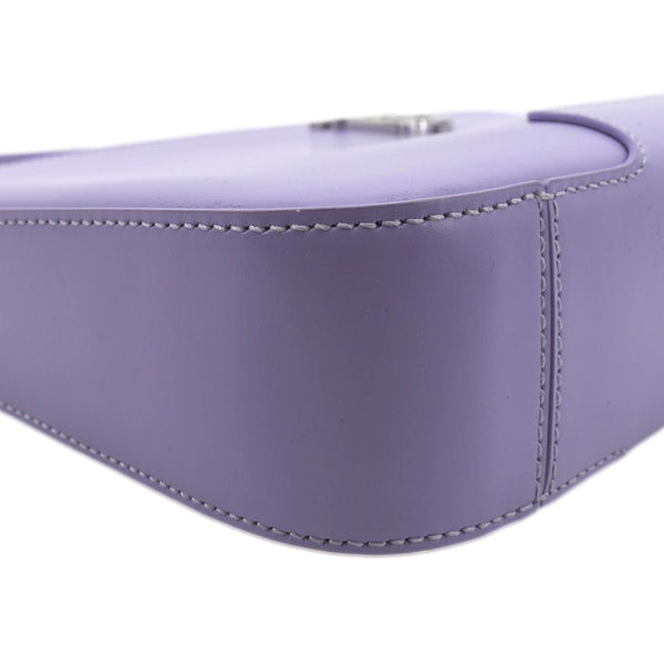 Burberry Medium TB Leather Shoulder Bag Soft Violet - Bottom Left