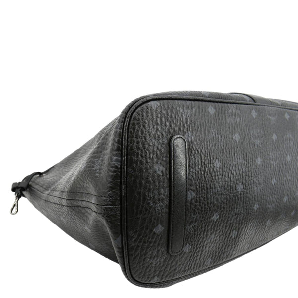 MCM Large Liz Visetos Reversible Shopper Tote Bag Black
