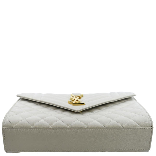 Yves Saint Laurent Envelope Leather Crossbody Bag - Bottom