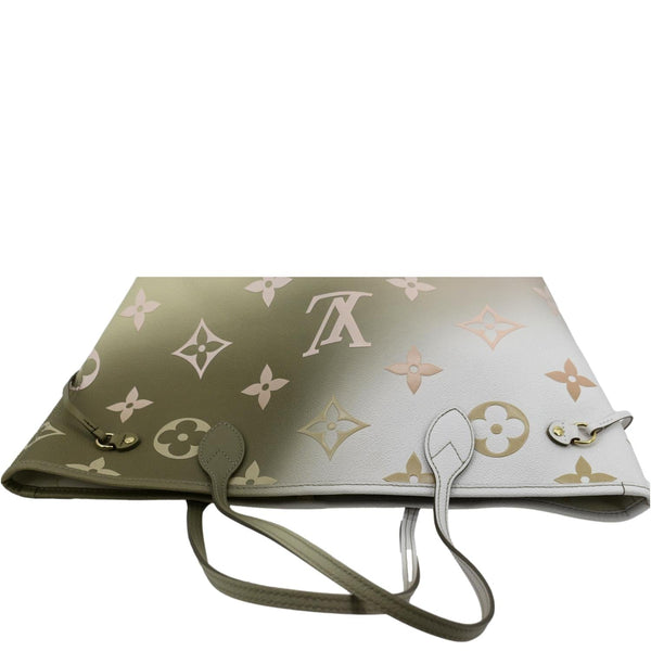 Louis Vuitton Neverfull MM Monogram Coated Tote Bag - Top