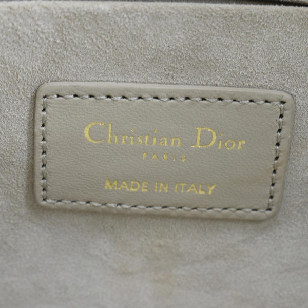 CHRISTIAN DIOR Lady D-Joy Medium Cannage Lambskin Chain Shoulder Bag Sand