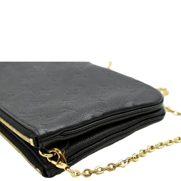 Louis Vuitton Double Zip Pochette Empreinte Bag - Chain