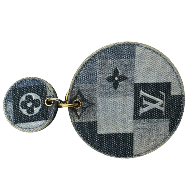 Louis Vuitton Denim Key Chain Bag Charm Blue - Product