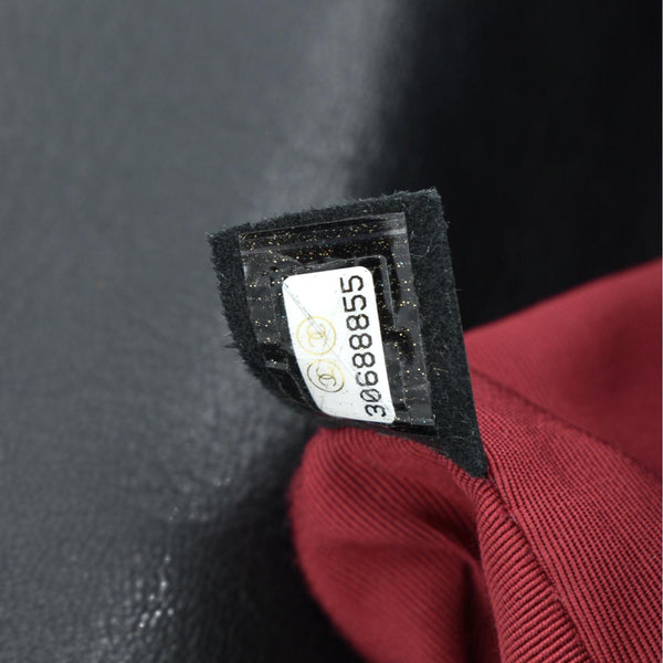 CHANEL 19 Medium Quilted Lambskin Leather Flap Shoulder Bag Black