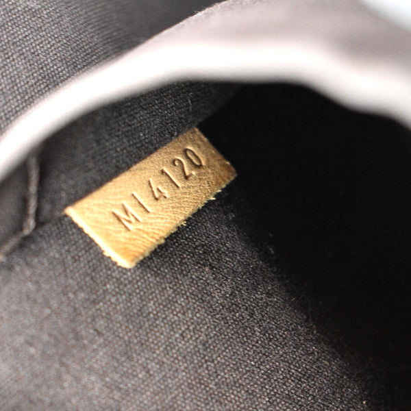 Louis Vuitton Alma GM Monogram Vernis Satchel Bag - Serial Number