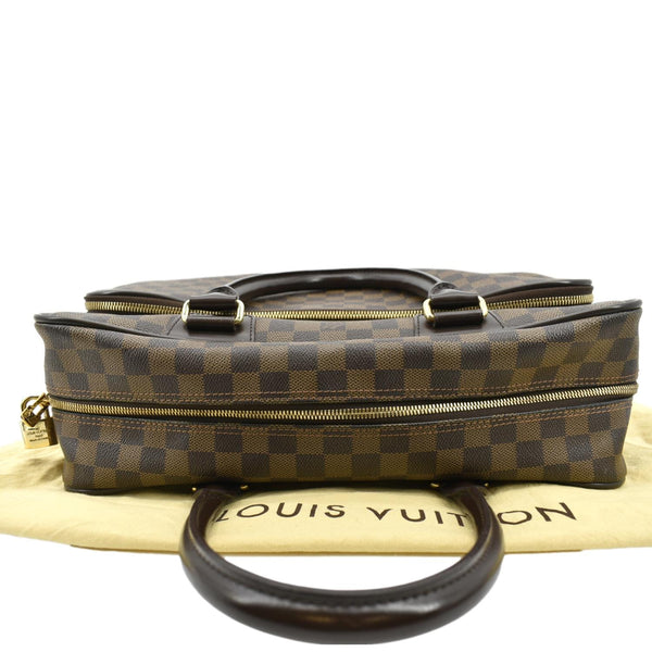 LOUIS VUITTON Icare Damier Ebene Briefcase Bag Brown