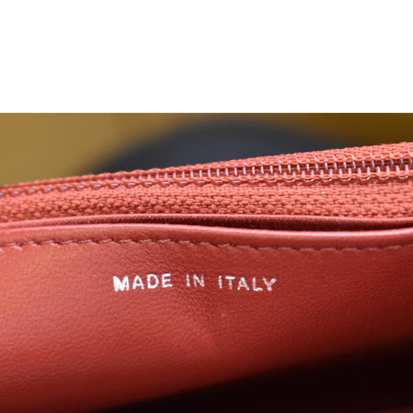 CHANEL Camellia Wallet On Chain Leather Woc Crossbody Bag Red