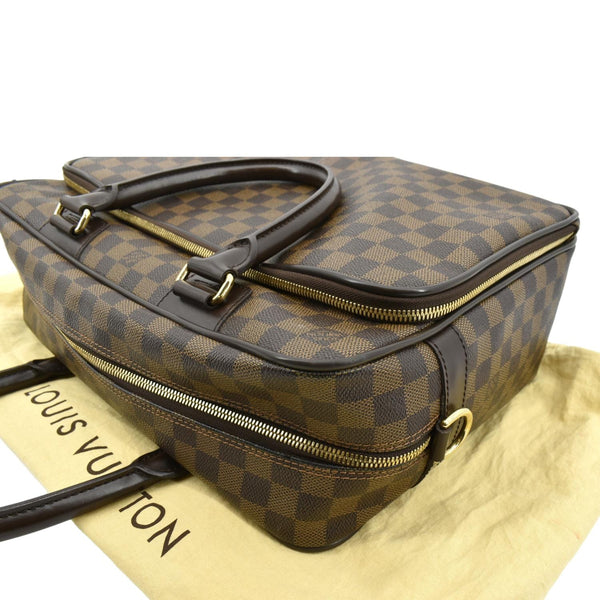 LOUIS VUITTON Icare Damier Ebene Briefcase Bag Brown