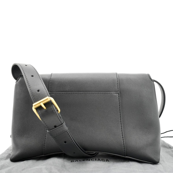 BALENCIAGA Treize Leather Shoulder Bag Black
