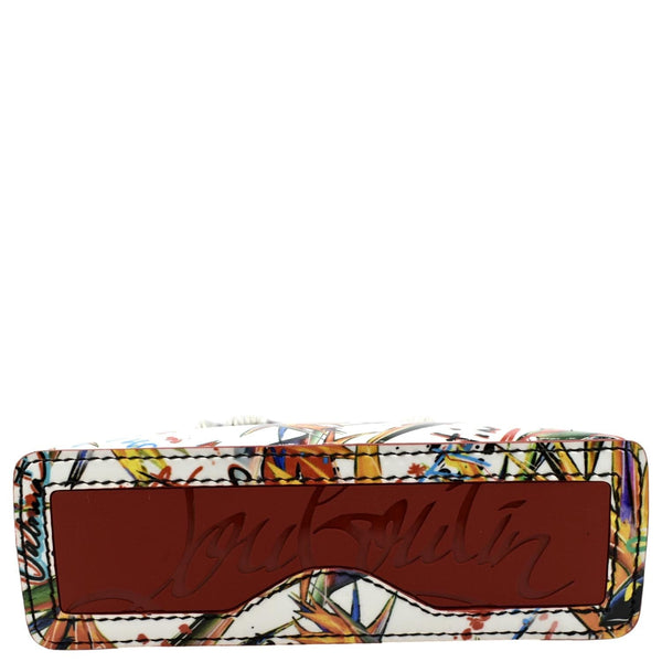 CHRISTIAN LOUBOUTIN Paradise Leather Tote Crossbody Bag Multicolor