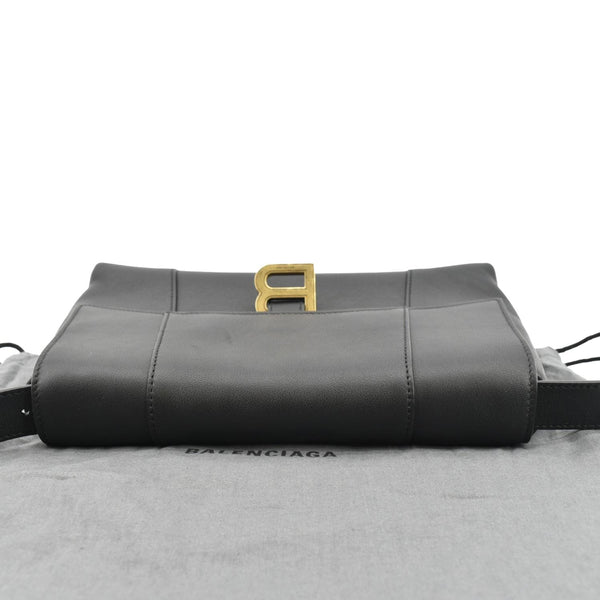 BALENCIAGA Treize Leather Shoulder Bag Black