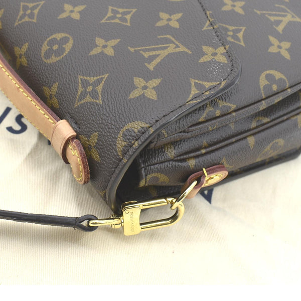 LOUIS VUITTON Metis Pochette Monogram Canvas Crossbody Bag Brown