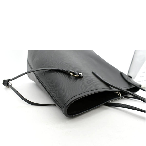 LOUIS VUITTON Neverfull Epi Leather Tote Shoulder Bag Black