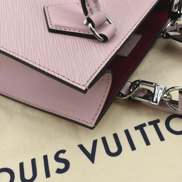 LOUIS VUITTON Sac Plat BB Epi Leather Crossbody Bag Rose Ballerine