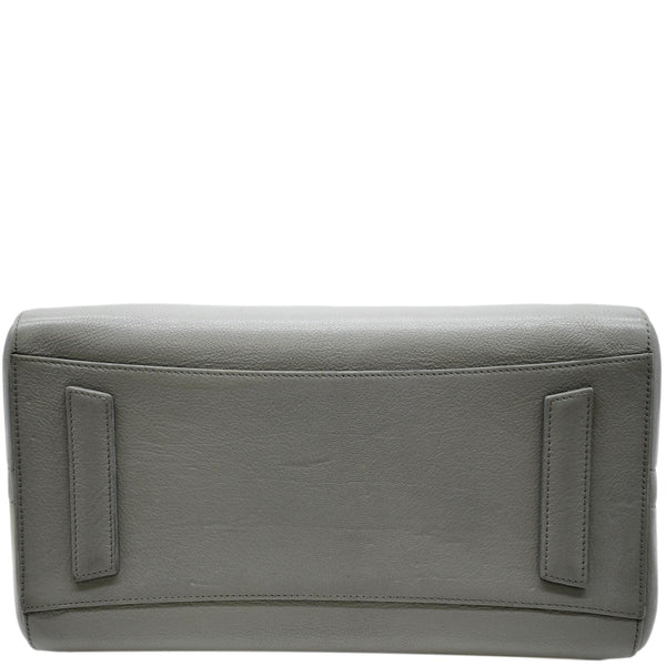 GIVENCHY Antigona Medium Calfskin Leather Shoulder Bag Gray
