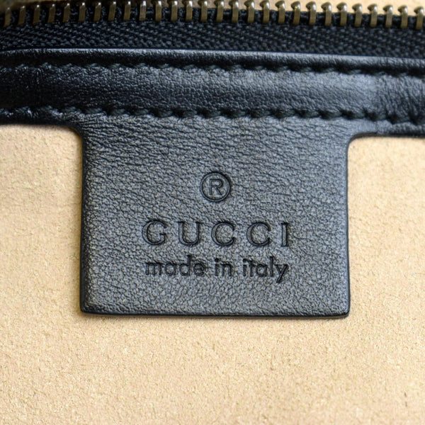 GUCCI GG Marmont Large Matelasse Leather Shoulder Bag Black 498090