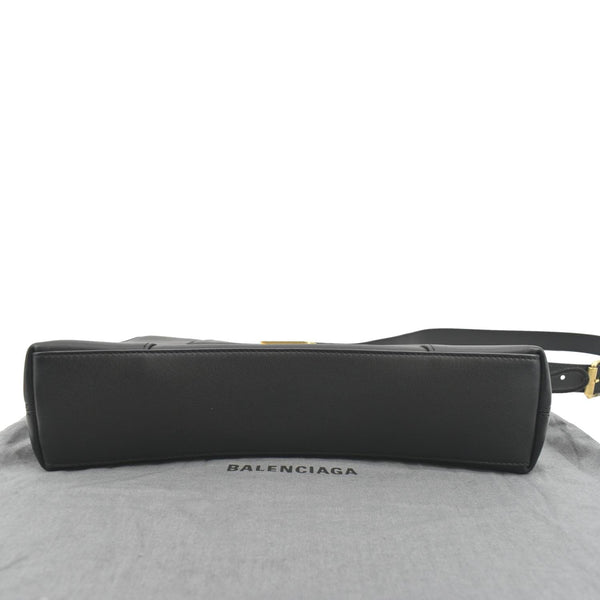 BALENCIAGA Treize Leather Shoulder Bag Black