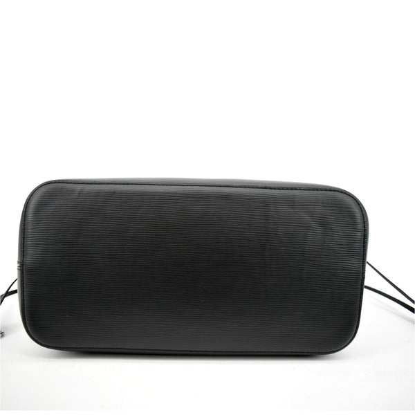 LOUIS VUITTON Neverfull Epi Leather Tote Shoulder Bag Black
