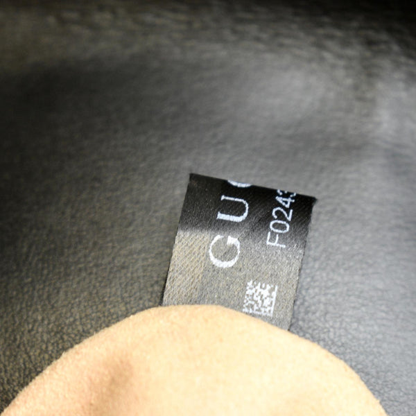 GUCCI GG Marmont Large Matelasse Leather Shoulder Bag Black 498090