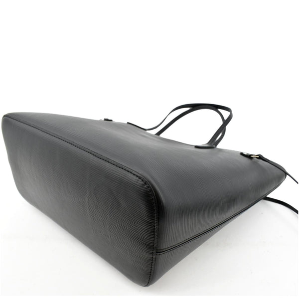 LOUIS VUITTON Neverfull Epi Leather Tote Shoulder Bag Black
