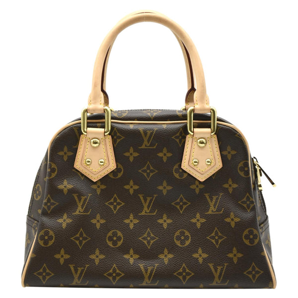 Louis Vuitton Manhattan PM Monogram Canvas Satchel Bag - Back