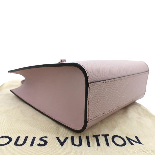 LOUIS VUITTON Sac Plat BB Epi Leather Crossbody Bag Rose Ballerine