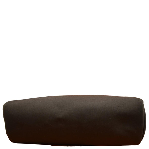 HERMES Herbag MM Canvas Leather Shoulder Bag Brown