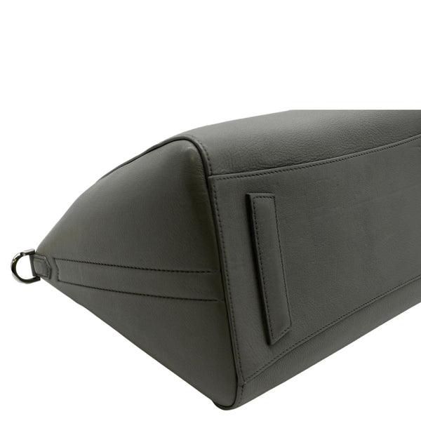 GIVENCHY Antigona Medium Calfskin Leather Shoulder Bag Gray