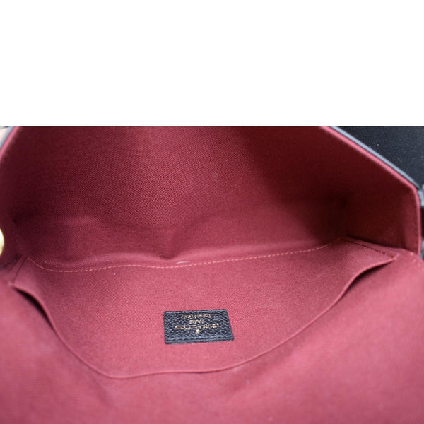 LOUIS VUITTON Felicie Pochette Monogram Empreinte Crossbody Bag Bicolor