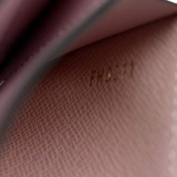 LOUIS VUITTON Gusseted Monogram Canvas Card Holder Rose Ballerine