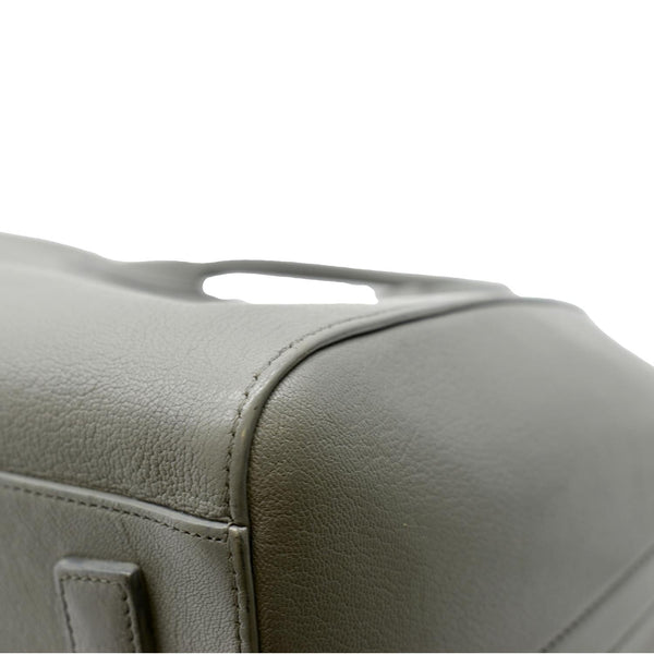 GIVENCHY Antigona Medium Calfskin Leather Shoulder Bag Gray