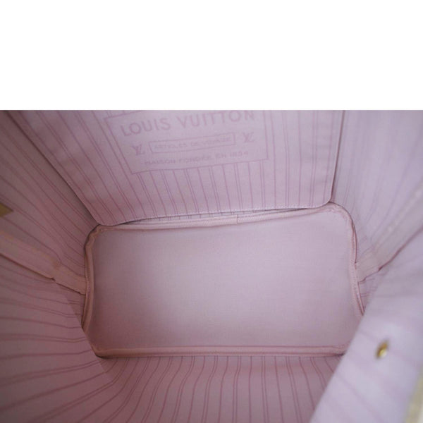 Louis Vuitton Neverfull MM Damier Azur Shoulder Bag - Inside