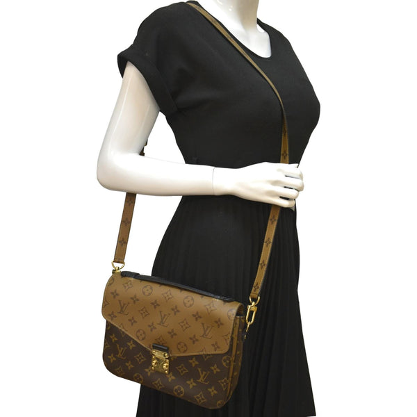 Louis Vuitton Metis Pochette Canvas Crossbody Bag - Full View