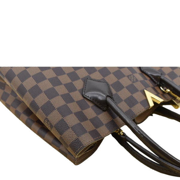 Louis Vuitton Kensington Damier Ebene Tote Bag Brown - Top Right