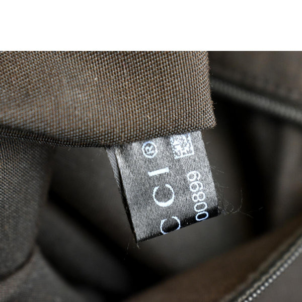 GUCCI Crystal GG Monogram Flap Coated Canvas Messenger Bag Beige 272350