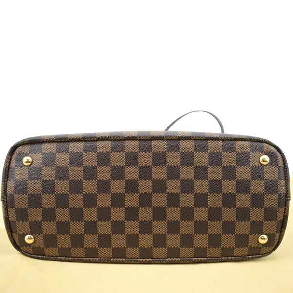 Louis Vuitton Kensington Damier Ebene Tote Bag Brown - Bottom