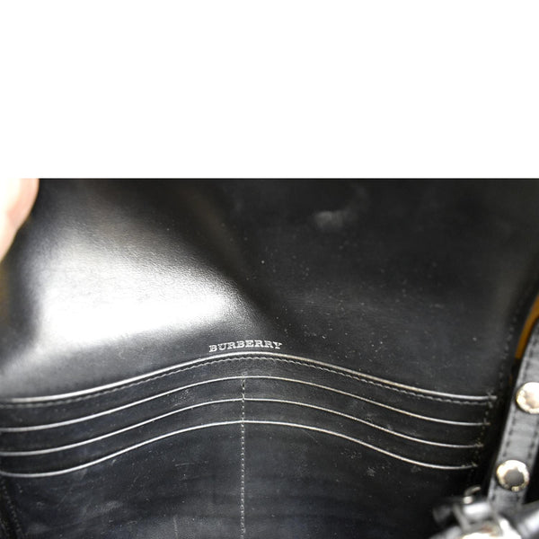 Burberry Hampshire Perforated Leather Crossbody Bag - Stamp