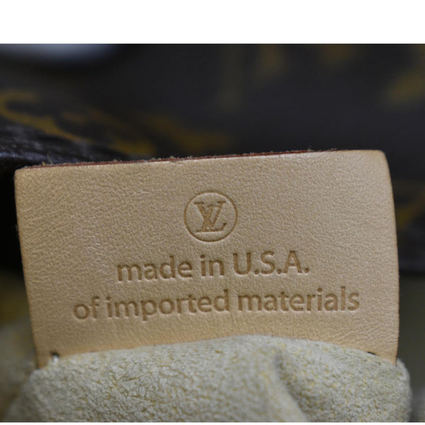 LOUIS VUITTON Artsy MM Monogram Canvas Hobo Bag Brown