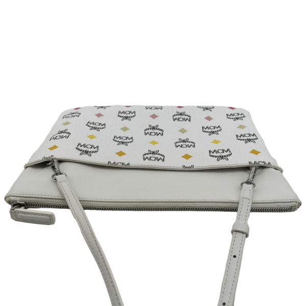 MCM Visetos Medium Canvas Crossbody Pouch Multicolor