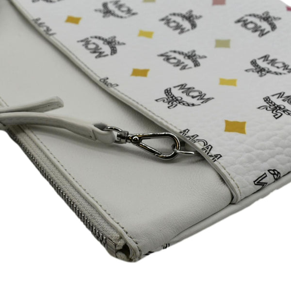 MCM Visetos Medium Canvas Crossbody Pouch Multicolor