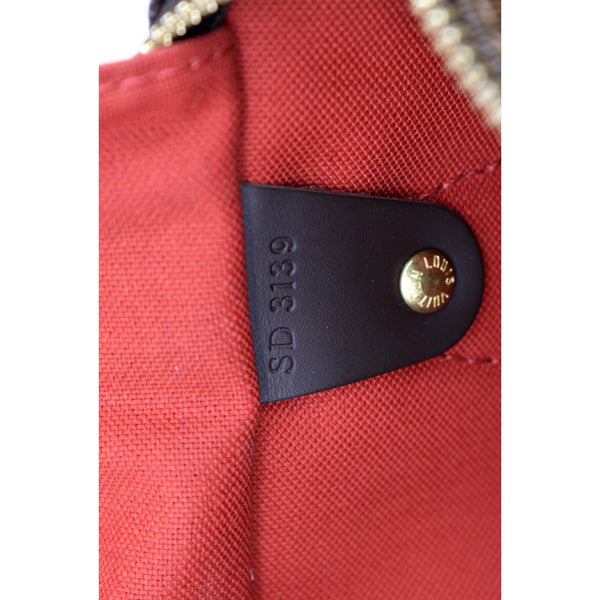 LOUIS VUITTON Speedy 25 Bandouliere Damier Ebene Shoulder Bag Brown