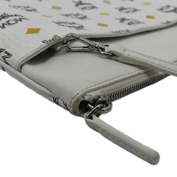 MCM Visetos Medium Canvas Crossbody Pouch Multicolor