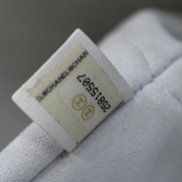 Chanel Droplet Patent Leather Hobo Bag White - Serial Number